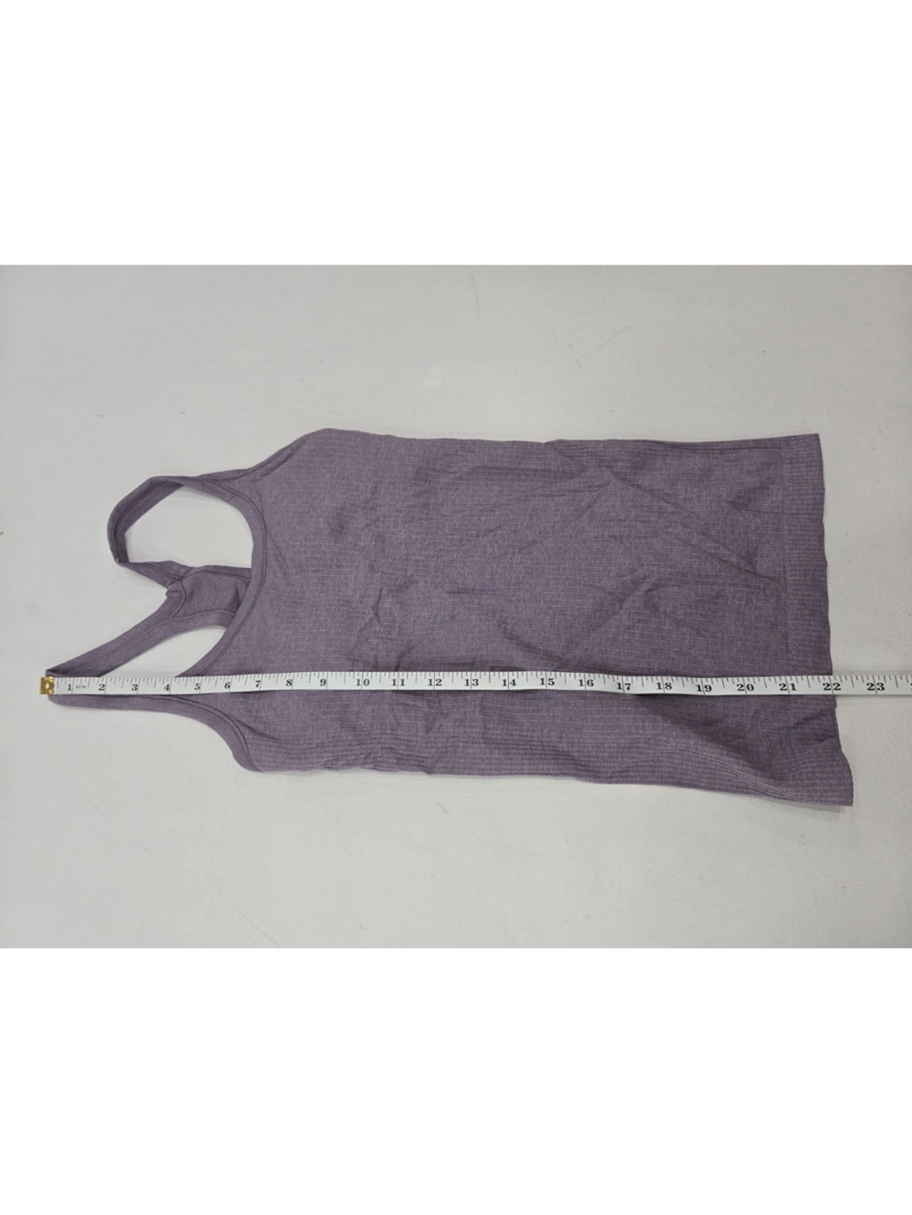 Lululemon Ebb To Street Tank w/ Built In Bra Size B/C Purple Ash Size 2 - Picture 7 of 8